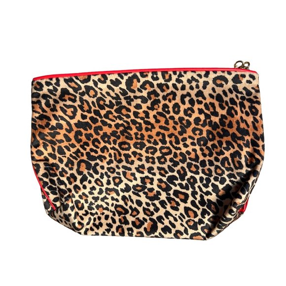 Estée Lauder Floral Cheetah Cosmetic Bag Circular Fashion Gift - Picture 3 of 4